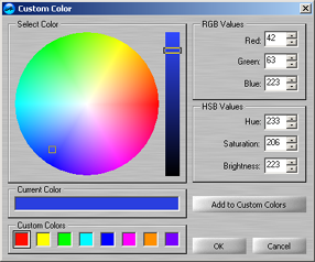 Custom Color for AudioLabel CD Label Maker Software