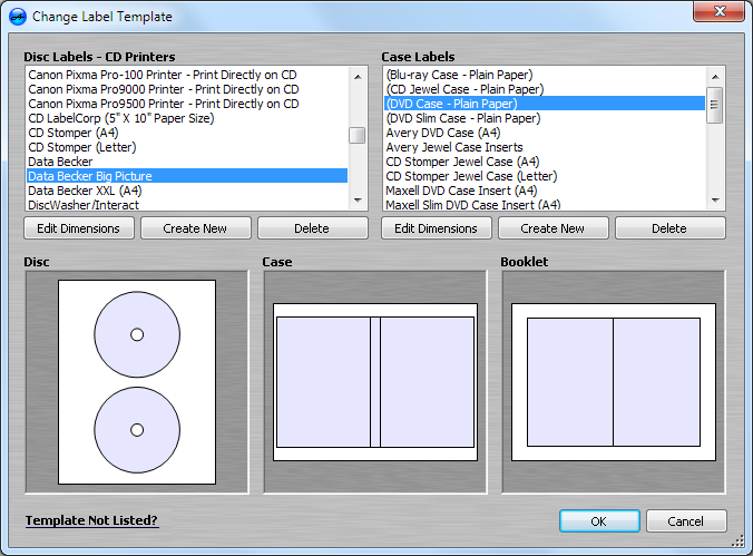 Create jewel case inserts free