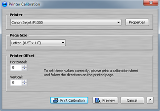 Printer Calibration of CD Label