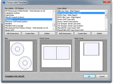 CD Label Templates