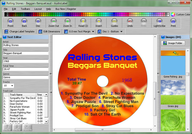 CD Label Template - DVD Label Template - Free Download